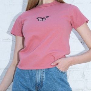 Brandy Melville butterfly t-shirt